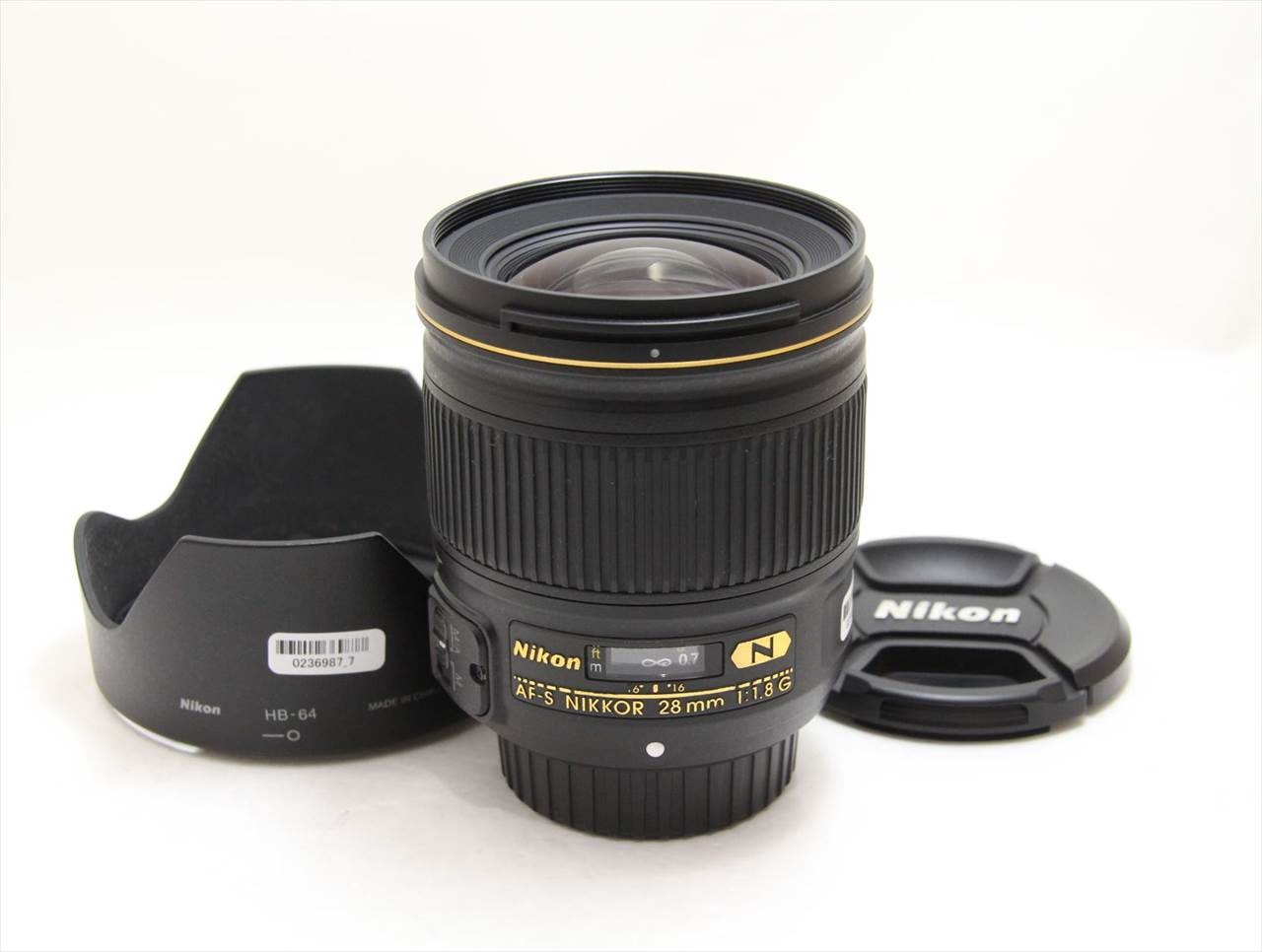 【中古】 ニコン(nikon) AF-S NIKKOR 28mm f/1.8G