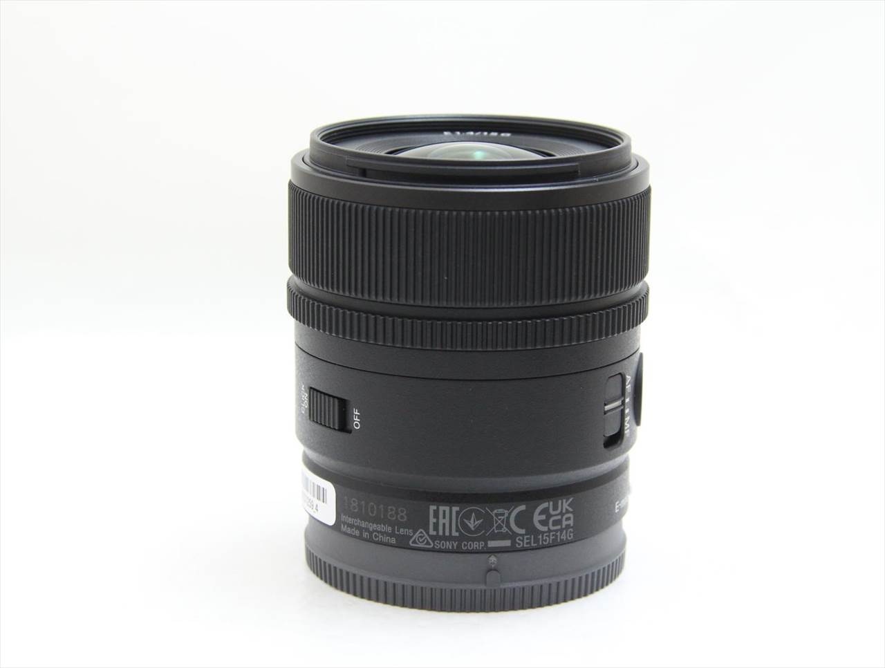 【中古】 ソニー(sony) E 15mm F1.4 G SEL15F14G