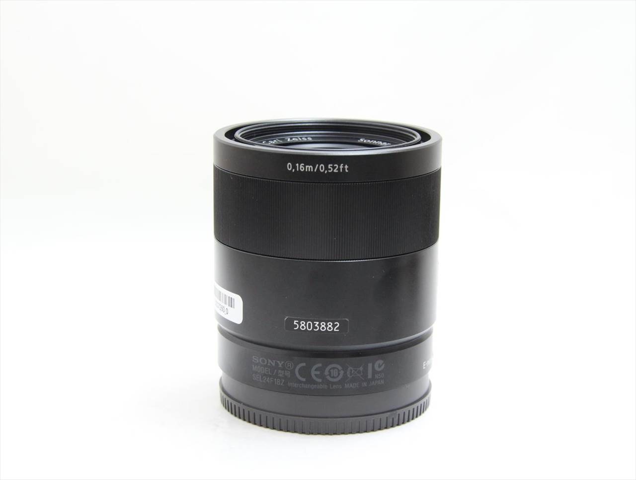 【中古】 ソニー(sony) Sonnar T* E 24mm F1.8 ZA SEL24F18Z