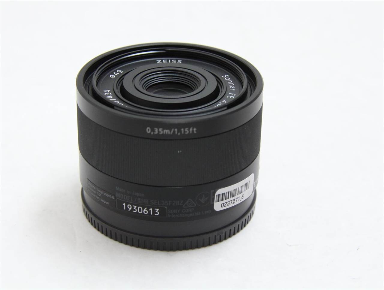 【中古】 ソニー(sony) Sonnar T* FE 35mm F2.8 ZA SEL35F28Z