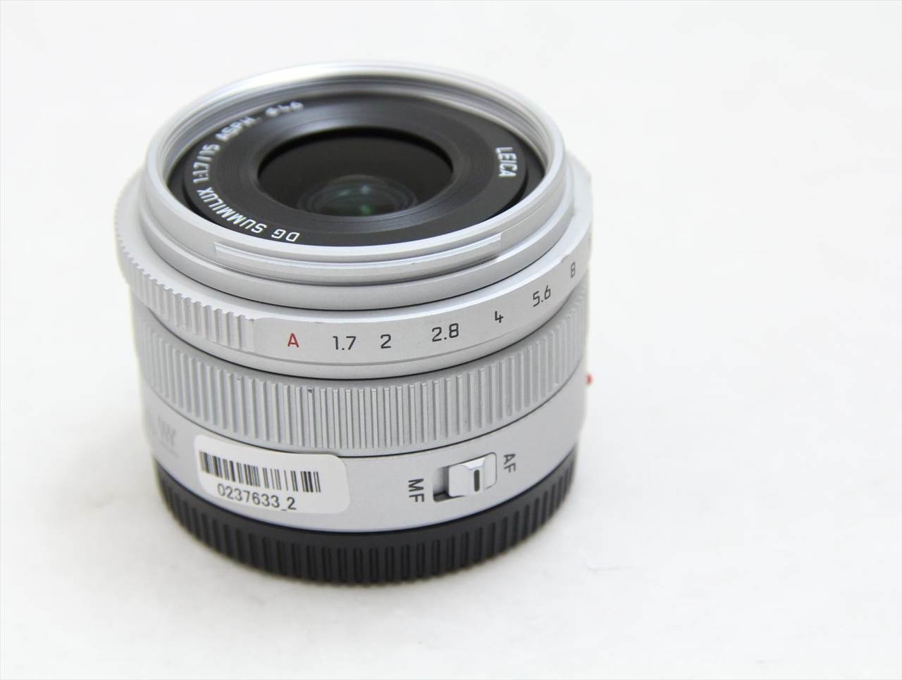 【中古】 パナソニック(panasonic) LEICA DG SUMMILUX 15mm/F1.7 ASPH. H-X015 [シルバー]
