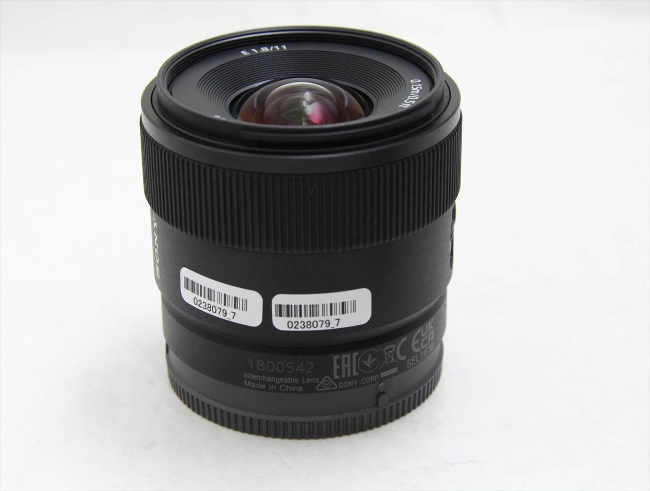 【中古】 ソニー(sony) E 11mm F1.8 SEL11F18