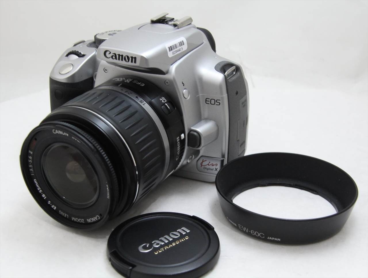 【中古】 キヤノン(canon) EOS Kiss デジタル X レンズキット シルバー