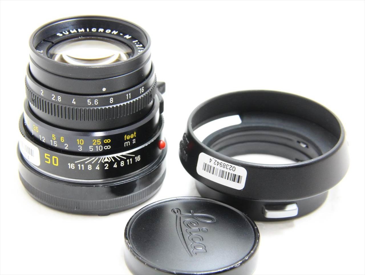 【中古】 ライカ(leica) ズミクロン M 50mm F2 第3世代
