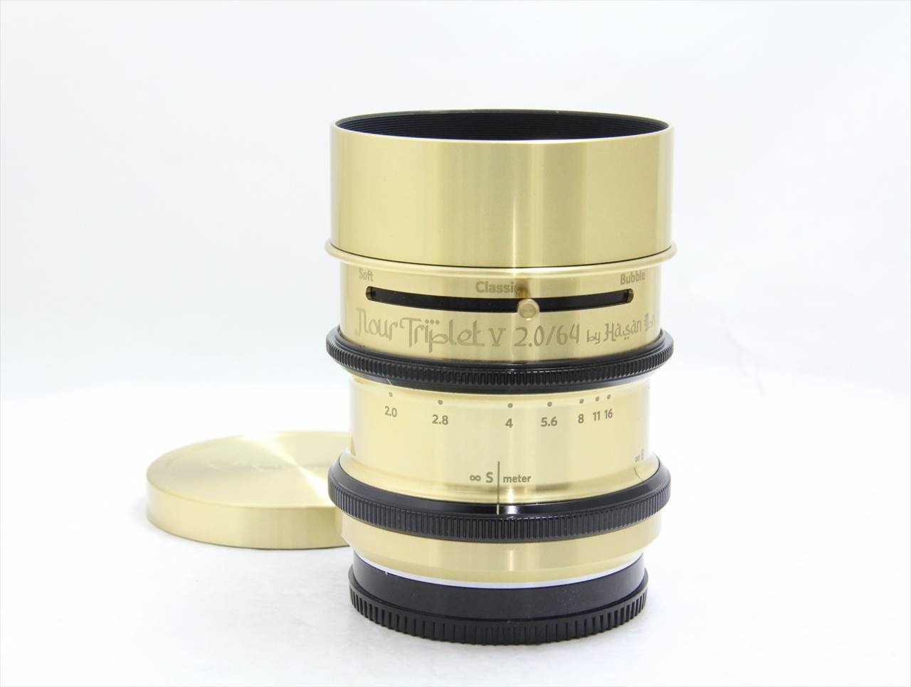 【中古】 ロモ(Lomography) Nour Triplet V 2.0/64 Bokeh Control (Brass) [ソニーE]