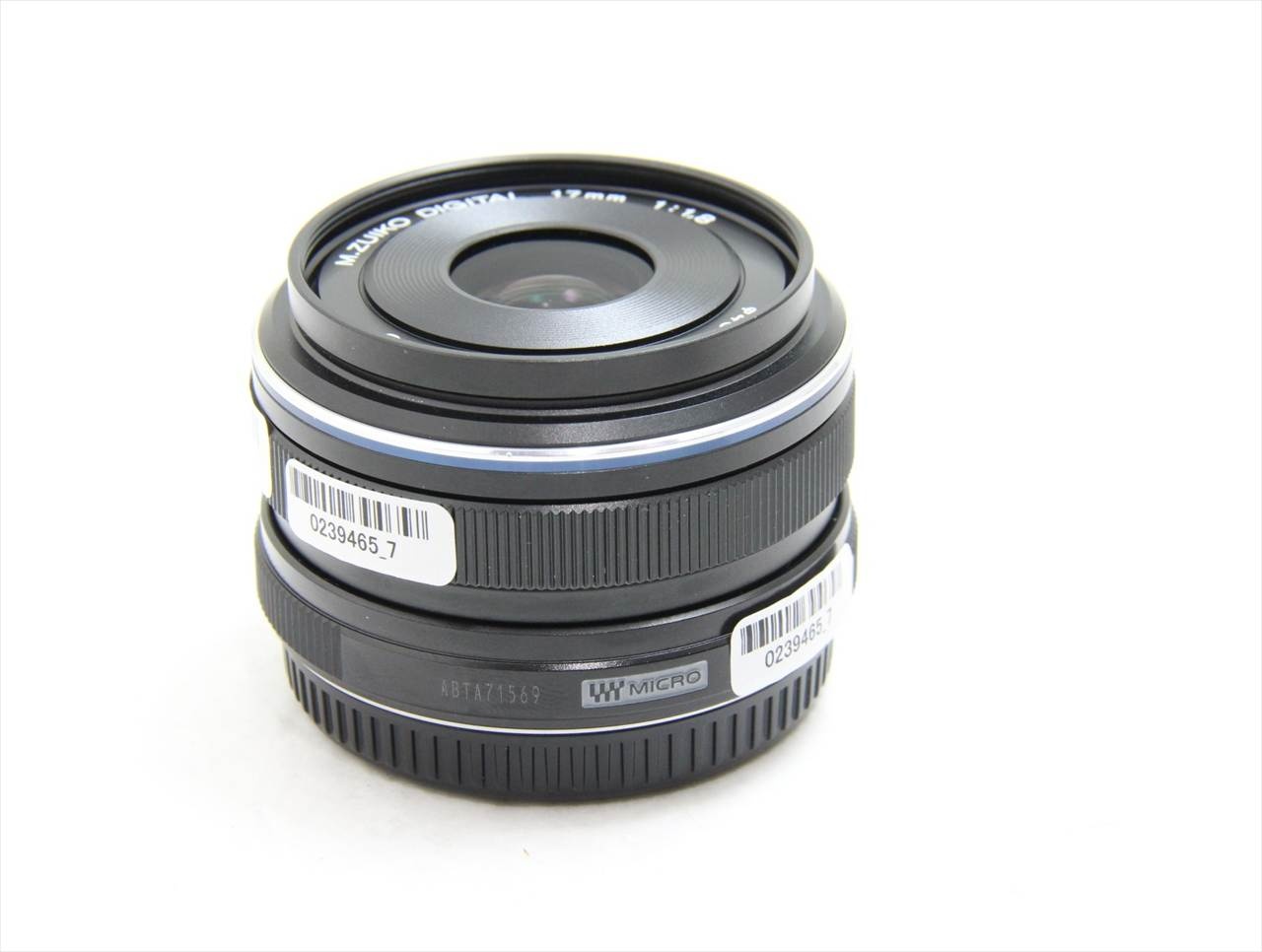 【中古】 オリンパス・OMシステム(olympus・OM SYSTEM) M.ZUIKO DIGITAL 17mm F1.8 [ブラック]