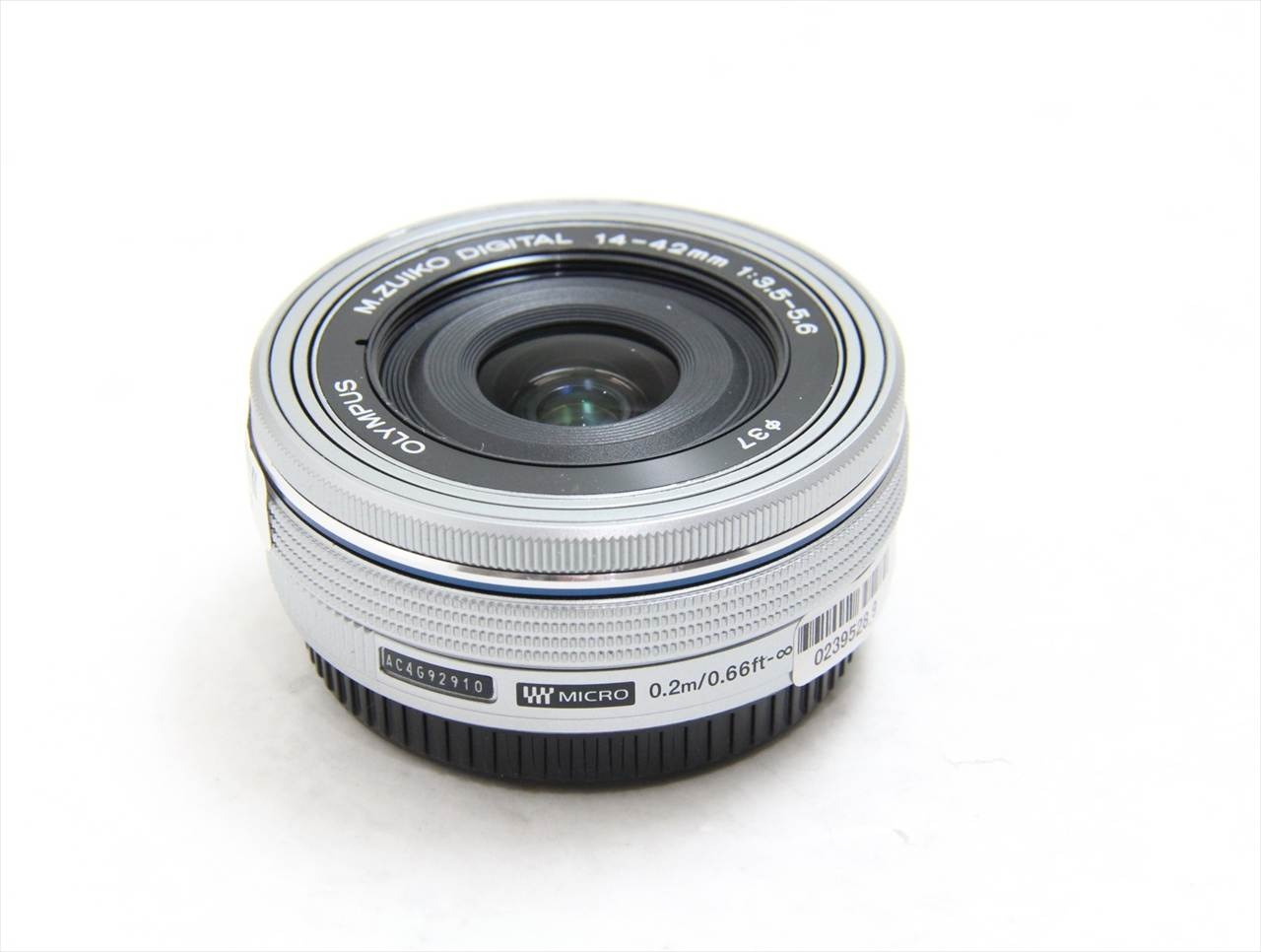 【中古】 オリンパス・OMシステム(olympus・OM SYSTEM) M.ZUIKO DIGITAL ED 14-42mm F3.5-5.6 EZ [シルバー]