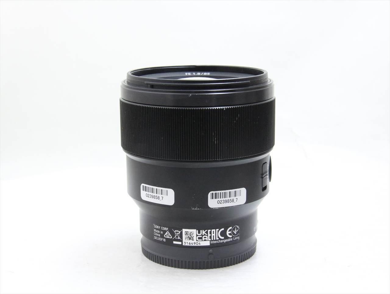 【中古】 ソニー(sony) FE 85mm F1.8