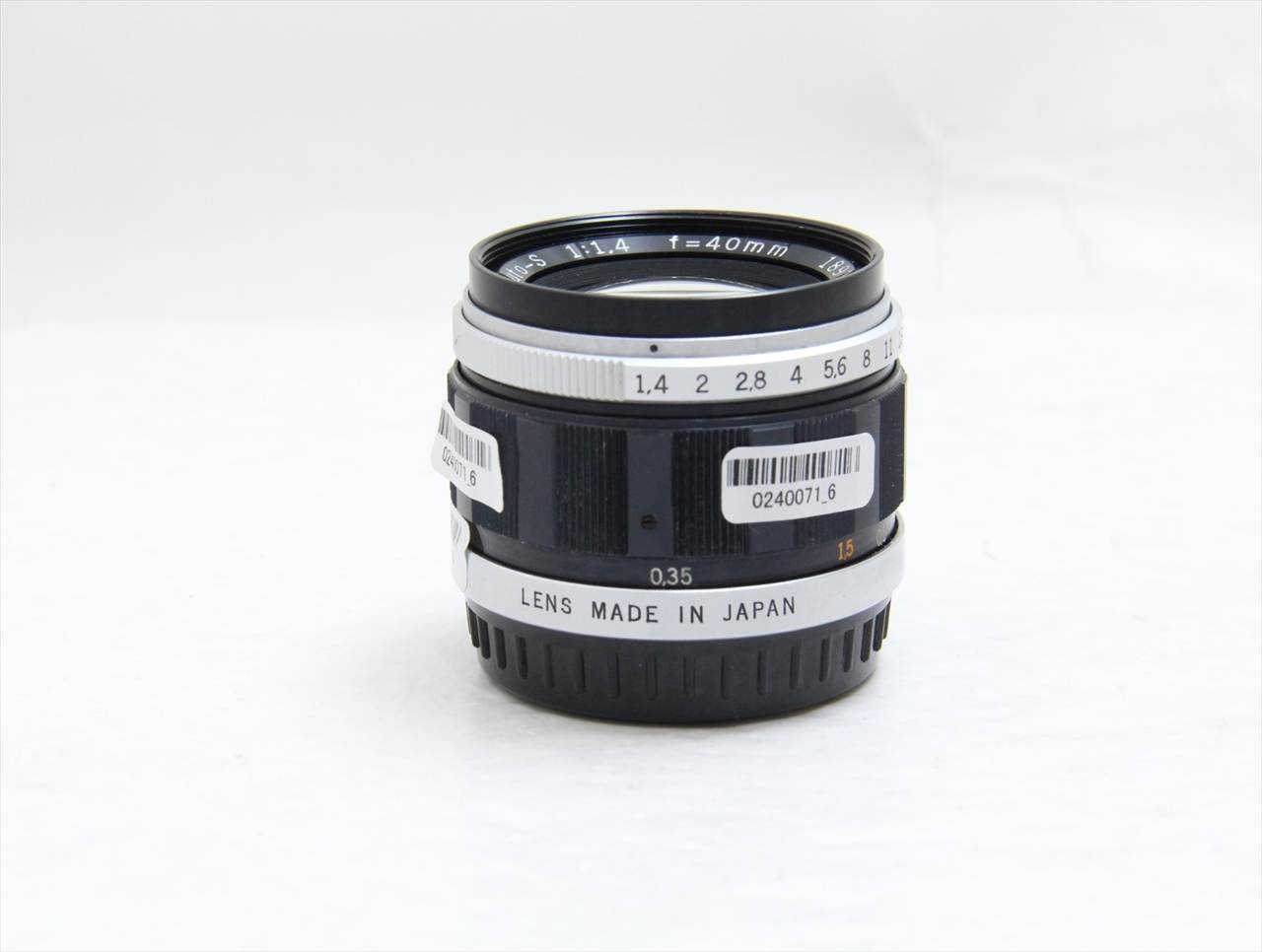 【中古】 オリンパス・OMシステム(olympus・OM SYSTEM) G.Zuiko Auto-S 40mmF1.4（TTLナンバー）