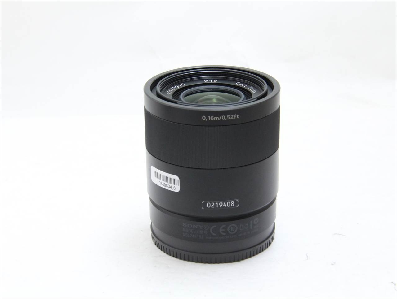 【中古】 ソニー(sony) Sonnar T* E 24mm F1.8 ZA SEL24F18Z