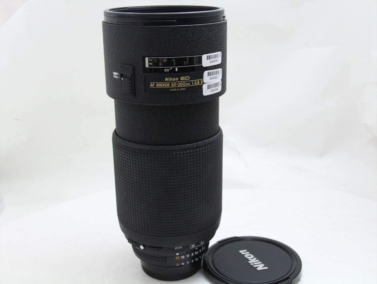 【中古】 ニコン(nikon) Ai AF Zoom Nikkor ED 80-200mm F2.8D 直進