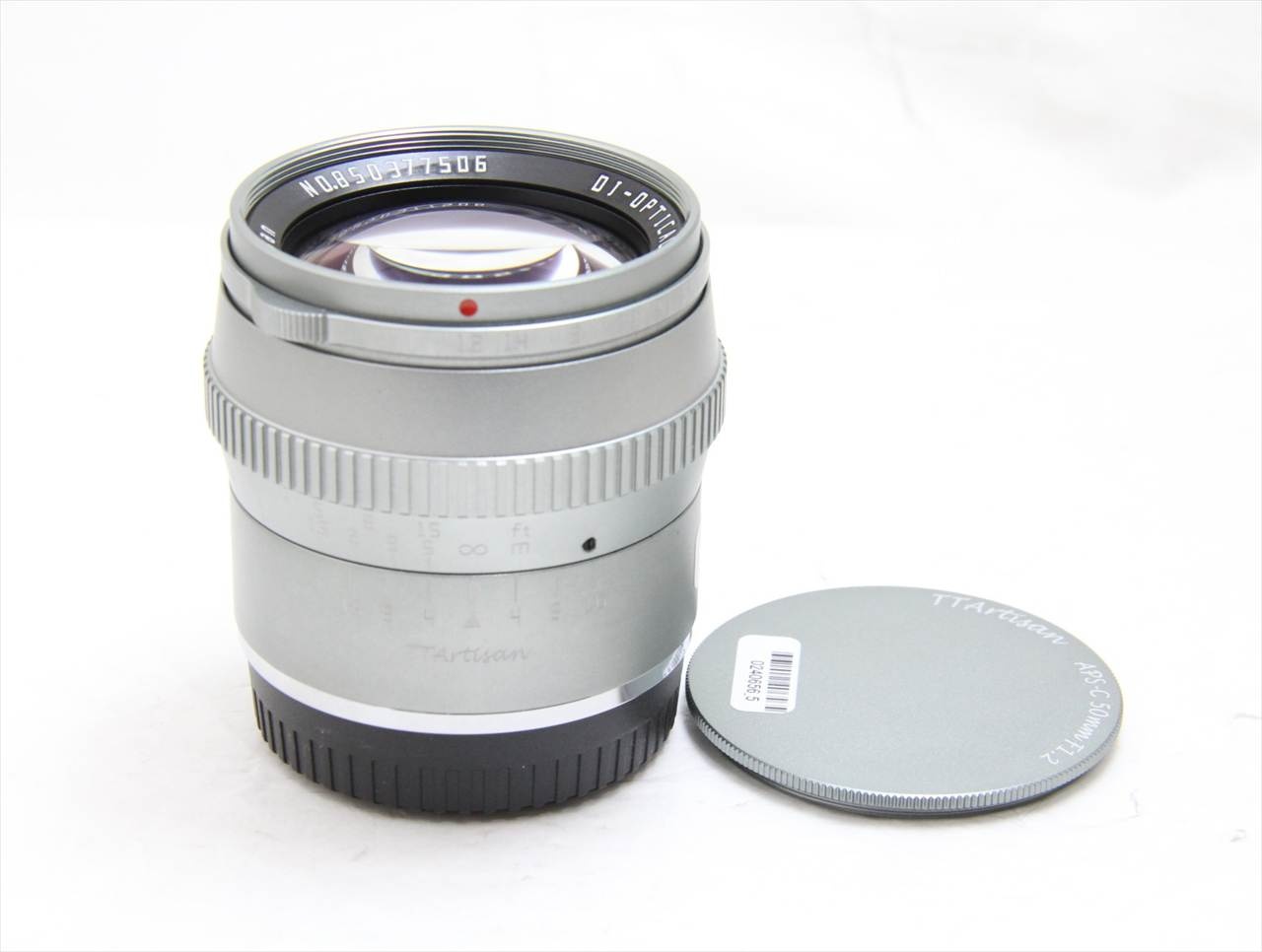 【中古】  TTArtisan 50mm F1.2 C ASPH [チタニウムカラー][フジフイルムX用]