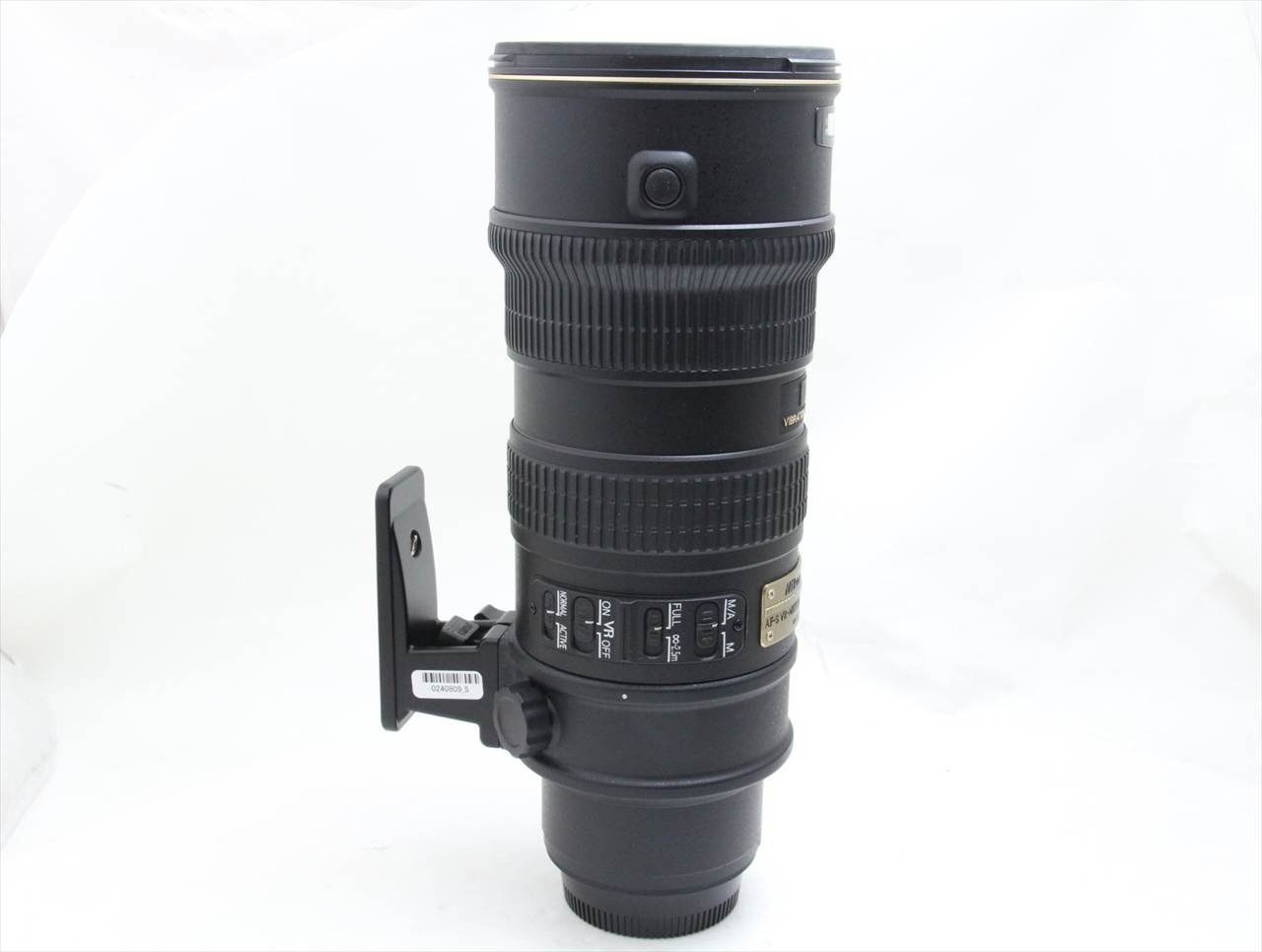 【中古】 ニコン(nikon) AF-S VR Zoom Nikkor ED 70-200mm F2.8G (ブラック)