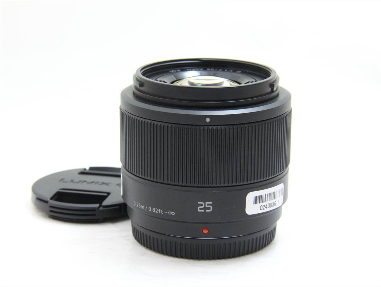 【中古】 パナソニック(panasonic) LUMIX G 25mm/F1.7 ASPH. [ブラック]