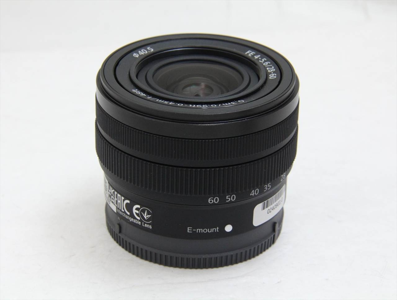 【中古】 ソニー(sony) FE 28-60mm F4-5.6 SEL2860