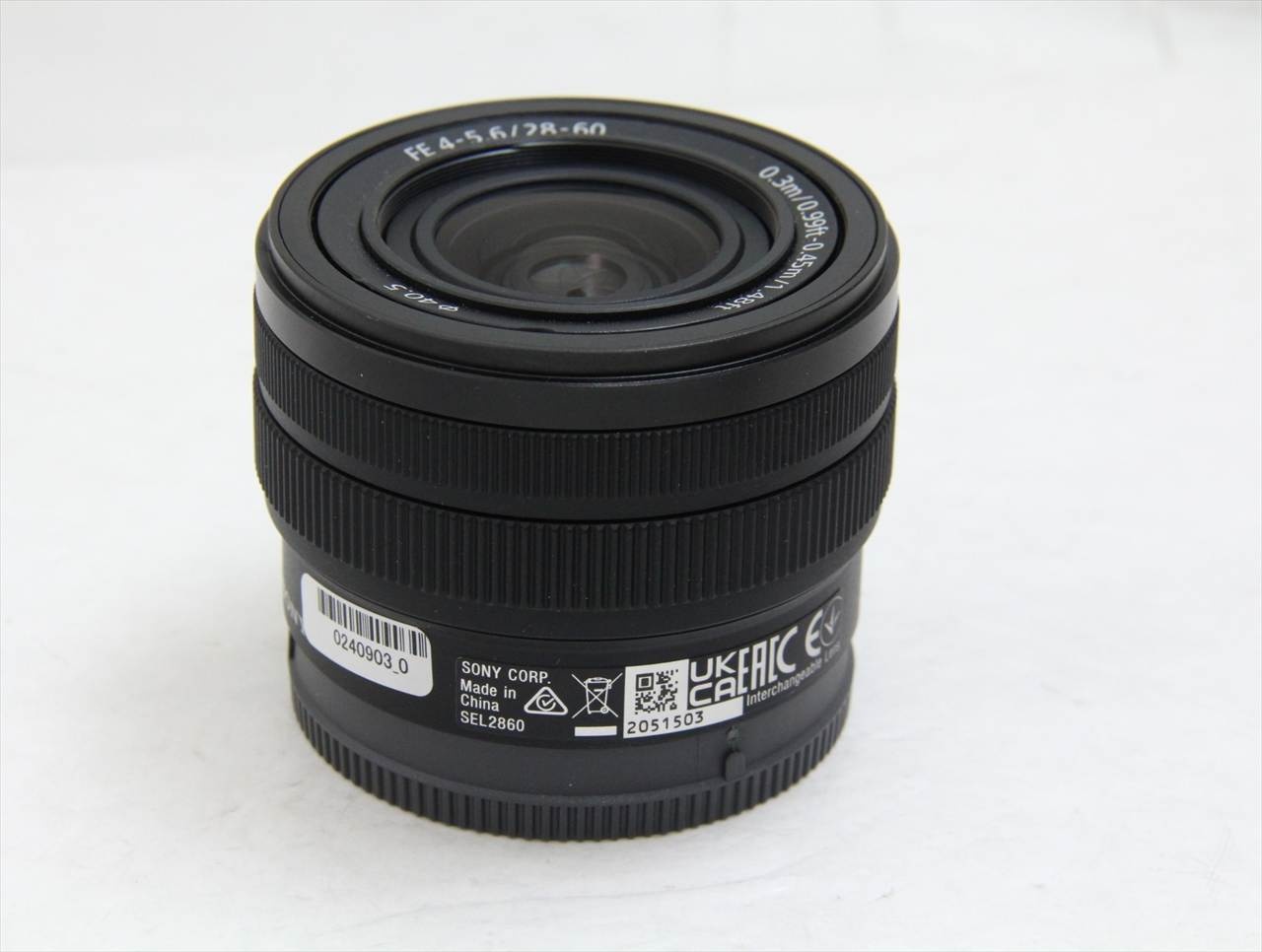 【中古】 ソニー(sony) FE 28-60mm F4-5.6 SEL2860