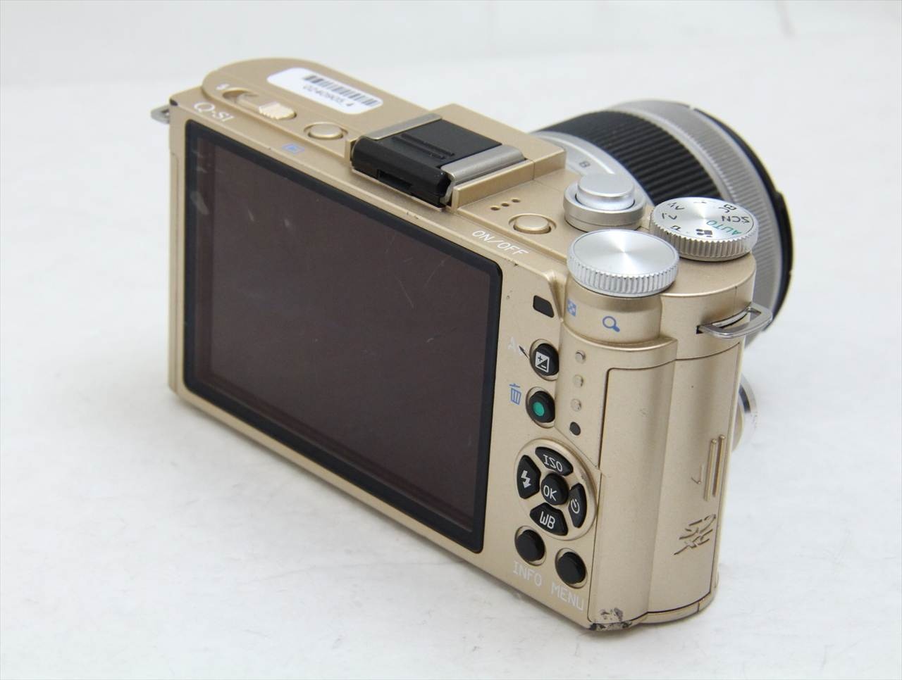 【中古】 ペンタックス(pentax) PENTAX Q-S1 ズームレンズキット [シャンパンゴールド×クリーム]