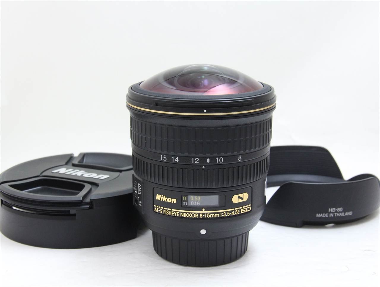 【中古】 ニコン(nikon) AF-S Fisheye NIKKOR 8-15mm f/3.5-4.5E ED