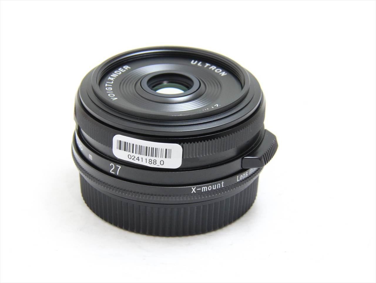 【中古】 コシナ(cosina) フォクトレンダー ULTRON 27mm F2 [富士フイルム X用]