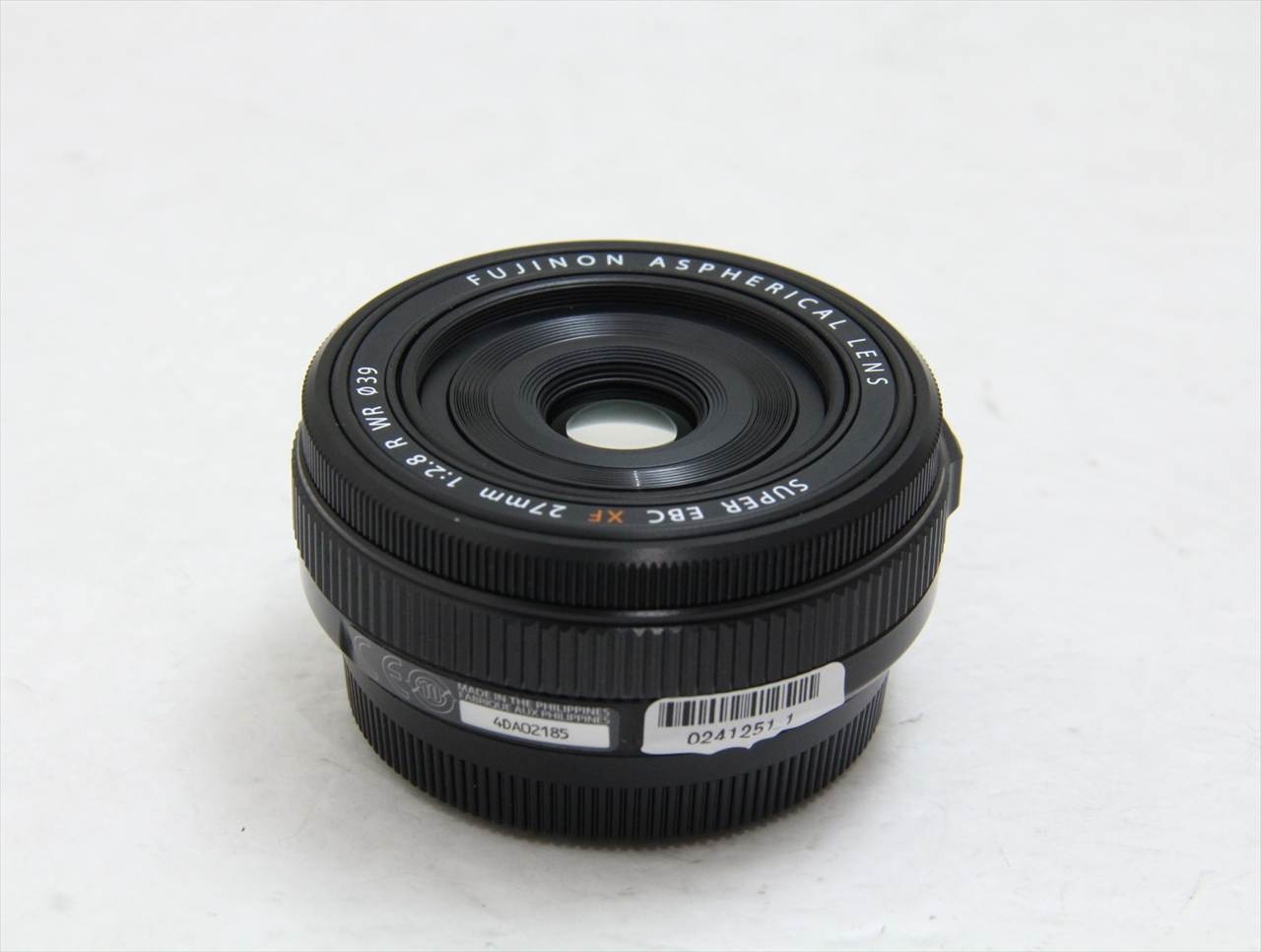 【中古】 富士フイルム(fujifilm) FUJINON XF27mmF2.8 R WR