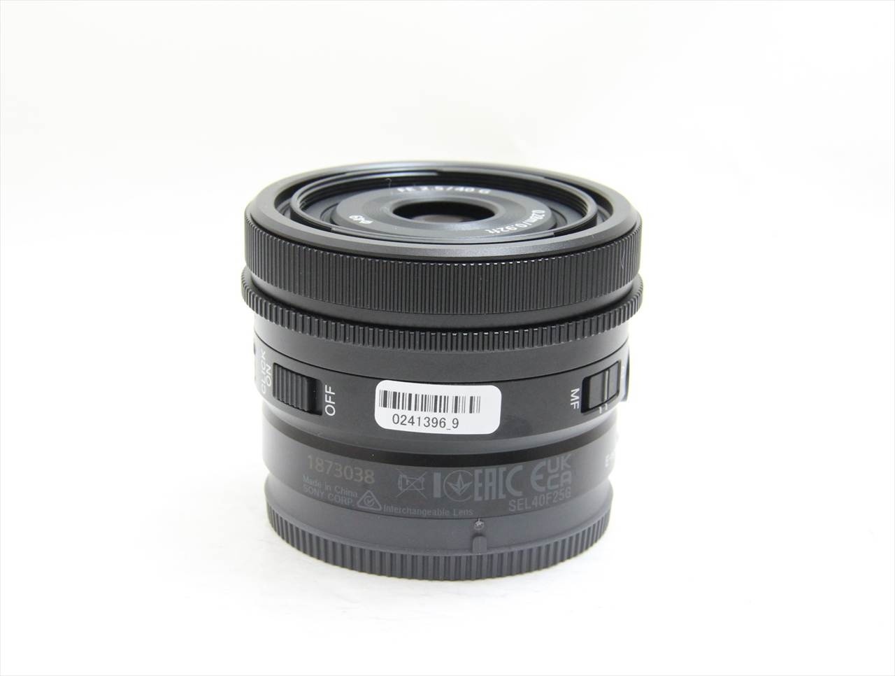 【中古】 ソニー(sony) FE 40mm F2.5 G SEL40F25G