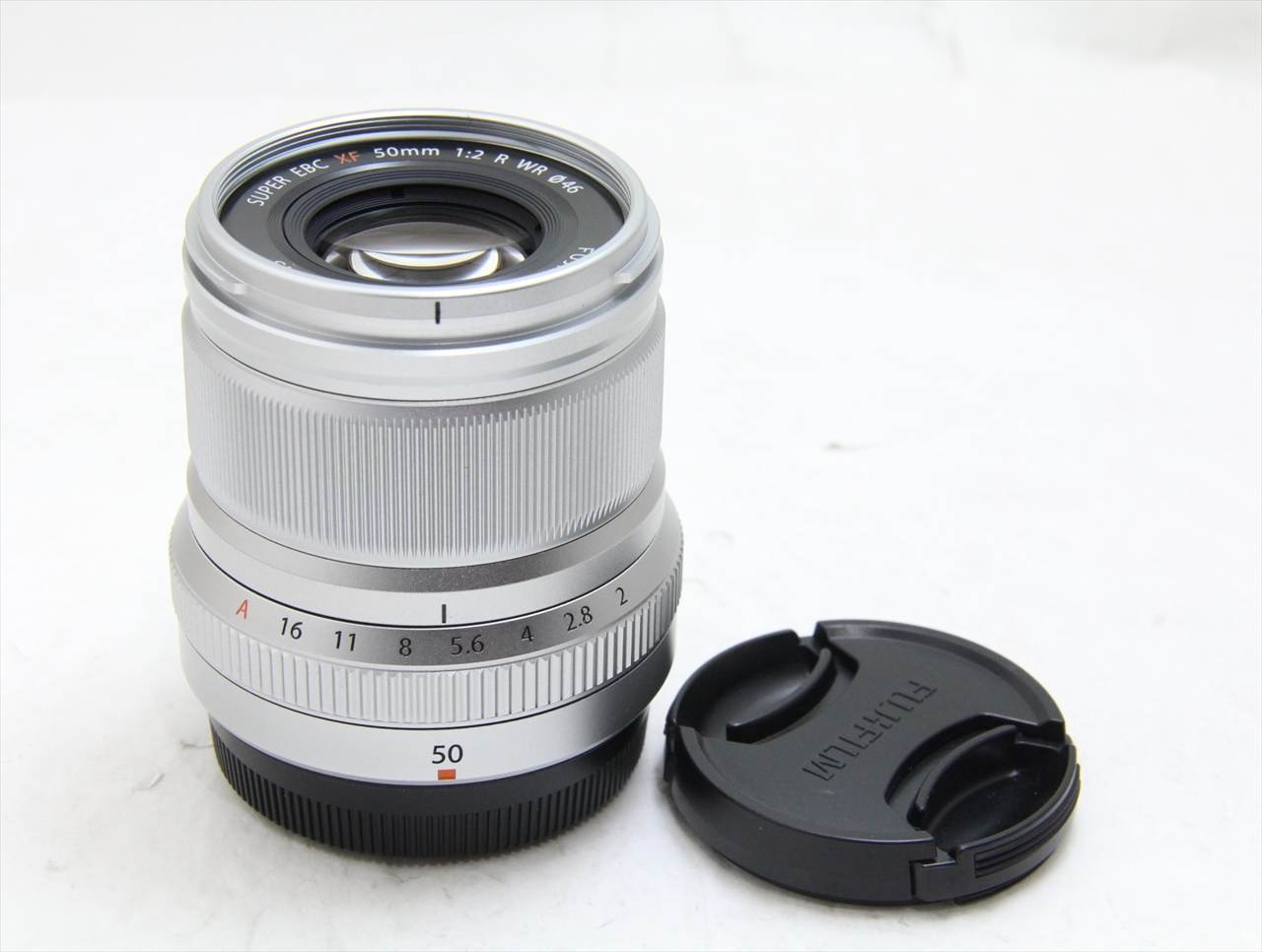 【中古】 富士フイルム(fujifilm) FUJINON XF50mmF2 R WR [シルバー]