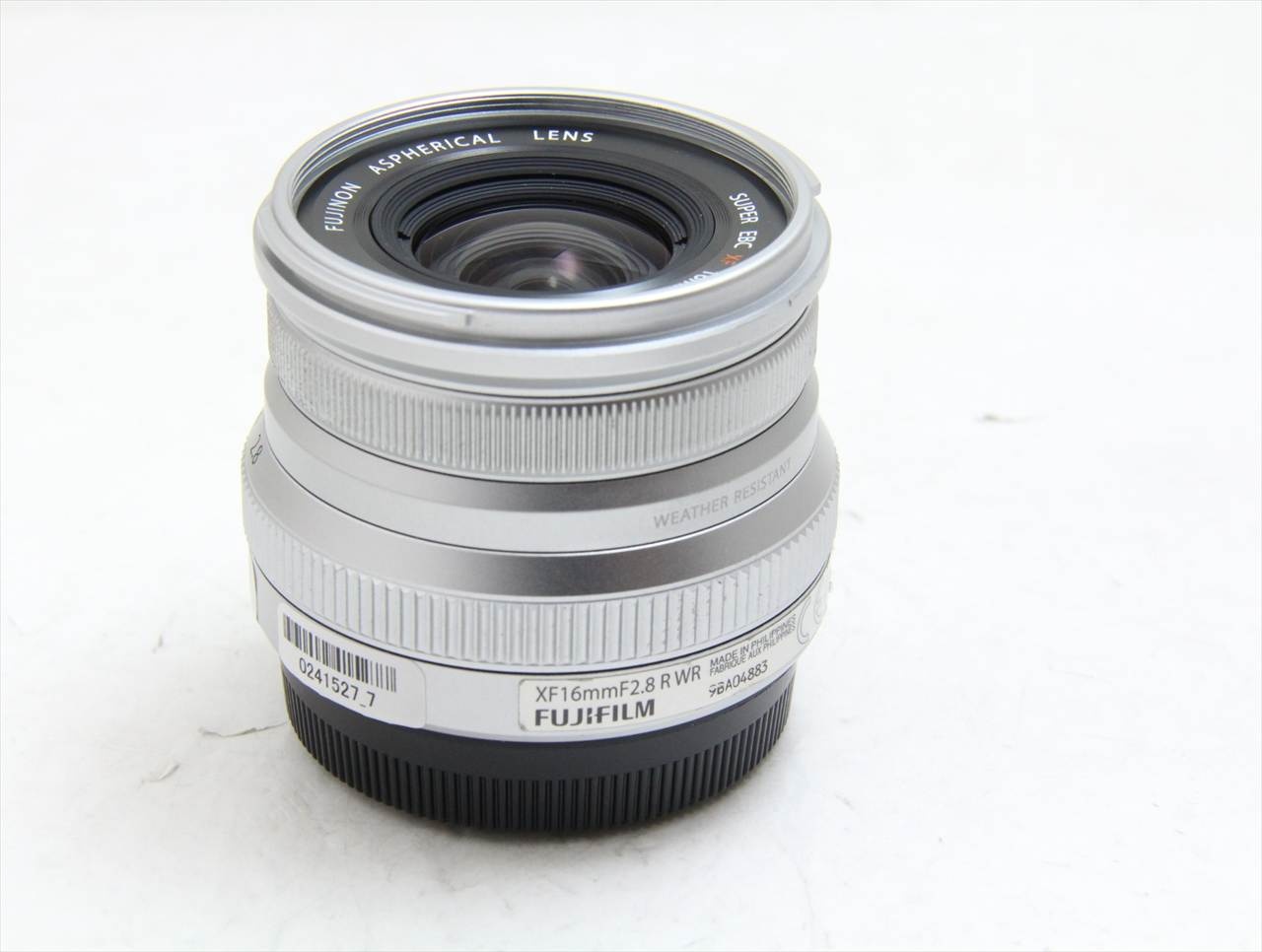 【中古】 富士フイルム(fujifilm) FUJINON XF16mmF2.8 R WR [シルバー]