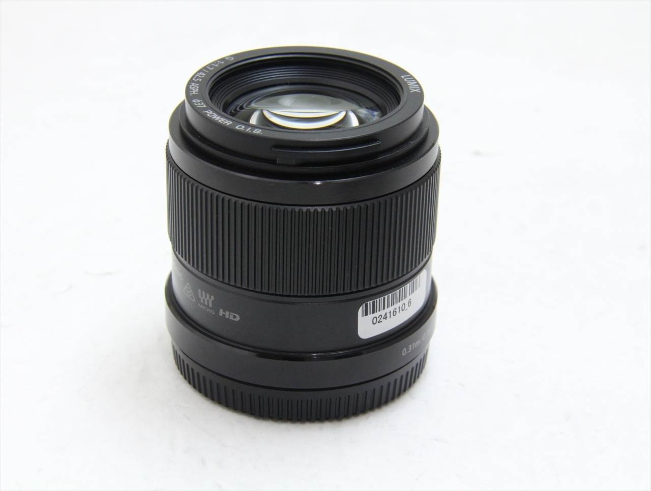 【中古】 パナソニック(panasonic) LUMIX G 42.5mm/F1.7 ASPH./POWER O.I.S. H-HS043-K [ブラック]