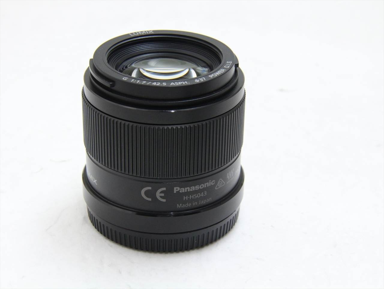 【中古】 パナソニック(panasonic) LUMIX G 42.5mm/F1.7 ASPH./POWER O.I.S. H-HS043-K [ブラック]
