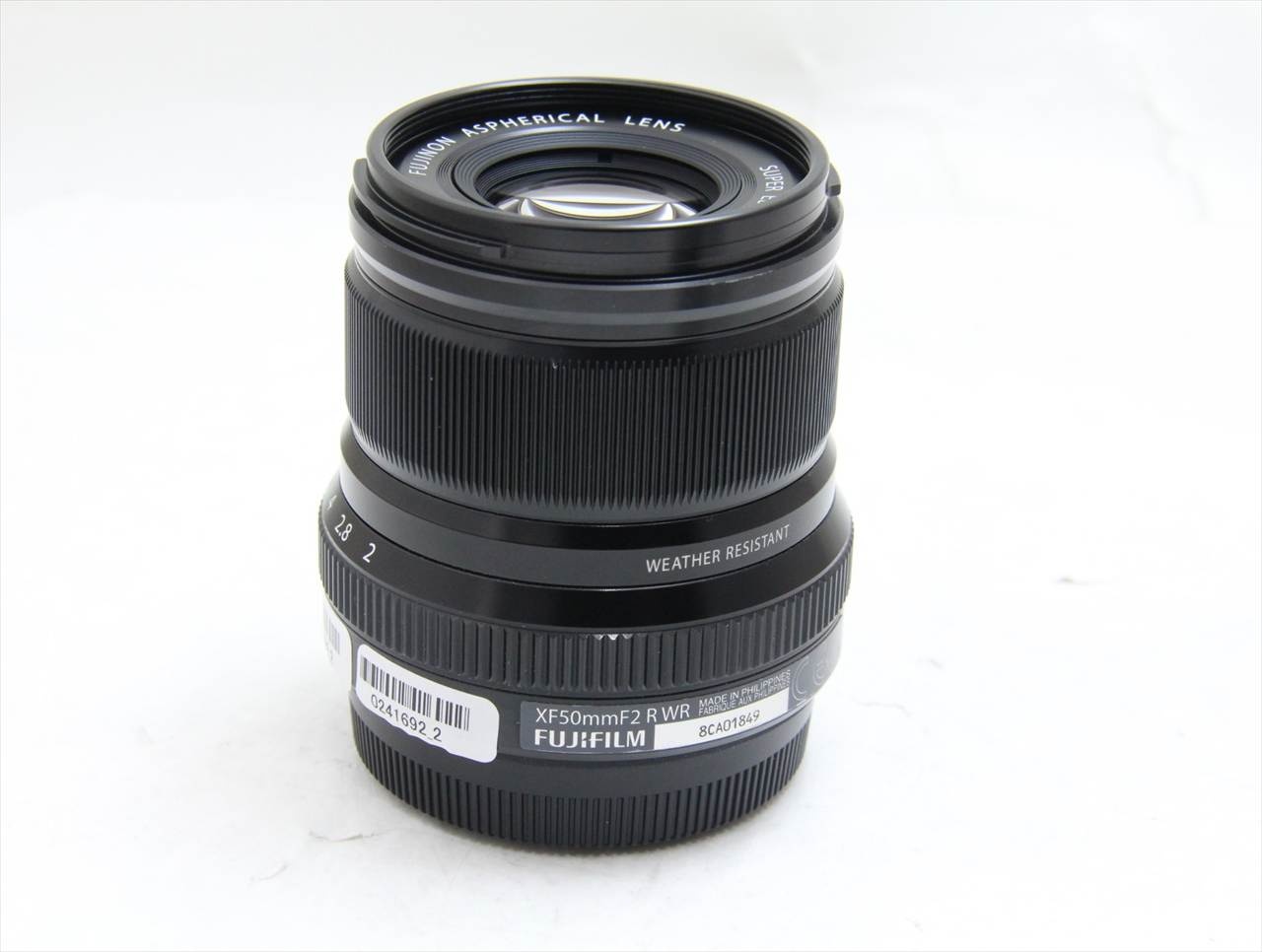 【中古】 富士フイルム(fujifilm) FUJINON XF50mmF2 R WR [ブラック]
