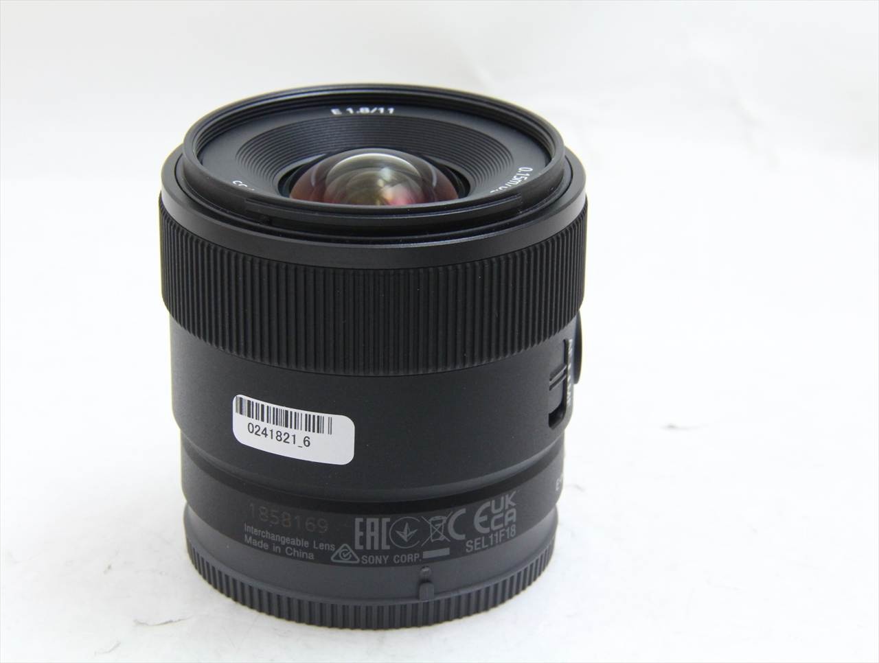 【中古】 ソニー(sony) E 11 mm F1.8 SEL11F18