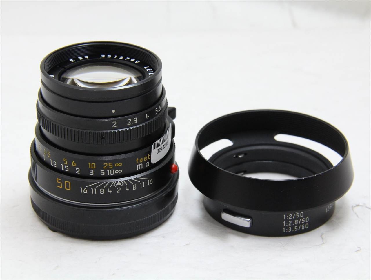 【中古】 ライカ(leica) ズミクロン M 50mm F2 第3世代