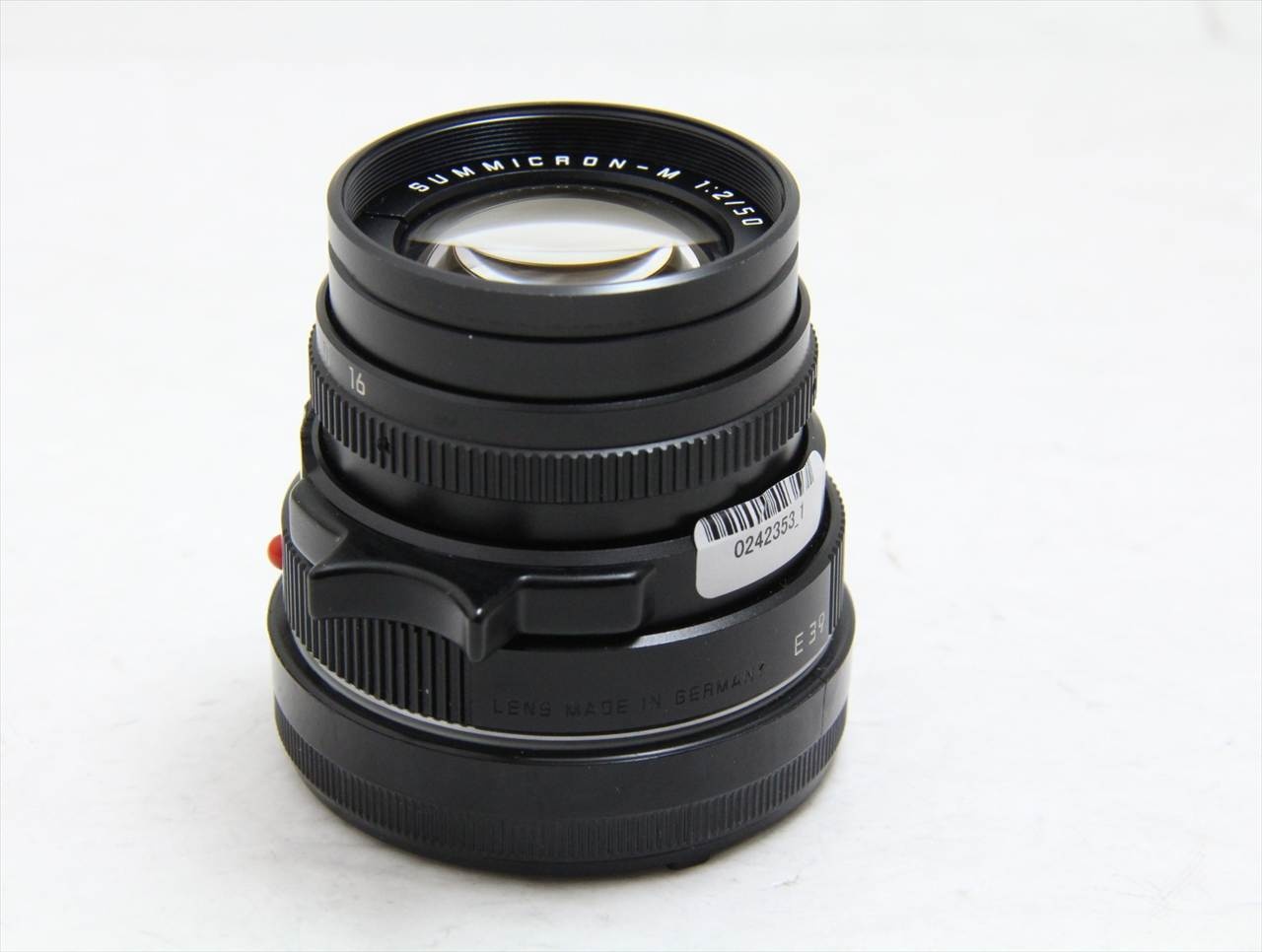 【中古】 ライカ(leica) ズミクロン M 50mm F2 第3世代