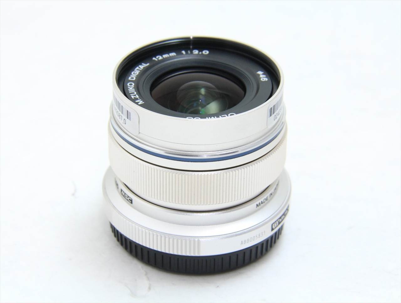 【中古】 オリンパス・OMシステム(olympus・OM SYSTEM) M.ZUIKO DIGITAL ED 12mm F2.0 [シルバー]