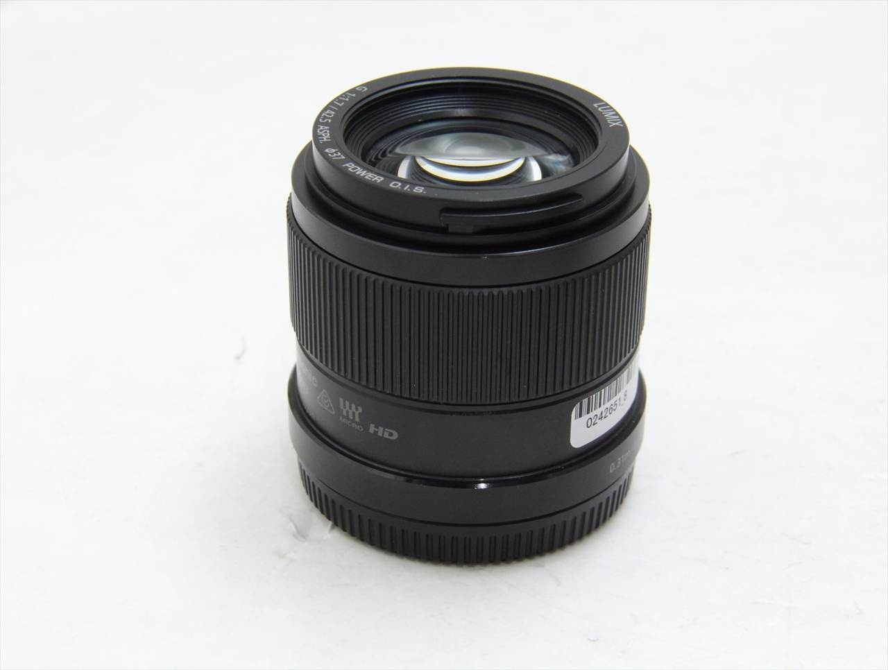 【中古】 パナソニック(panasonic) LUMIX G 42.5mm/F1.7 ASPH./POWER O.I.S. H-HS043-K [ブラック]