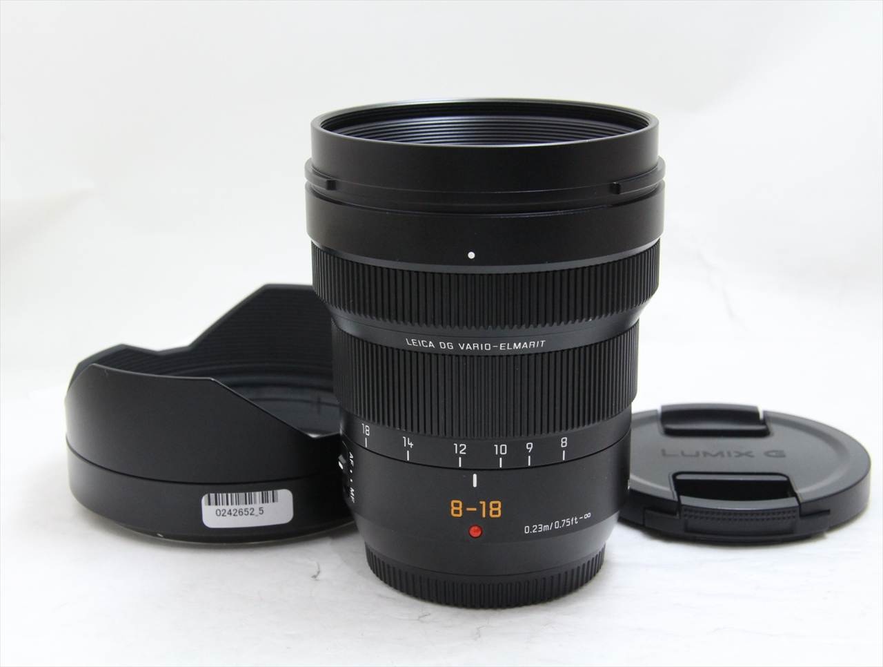 【中古】 パナソニック(panasonic) LEICA DG VARIO-ELMARIT 8-18mm/F2.8-4.0 ASPH. H-E08018