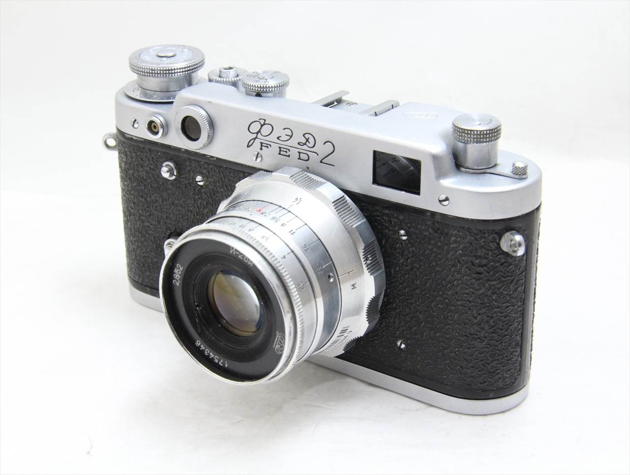 【中古】 ロシア製USSR(ussr) FED-2 + Industar 52mmF2.8