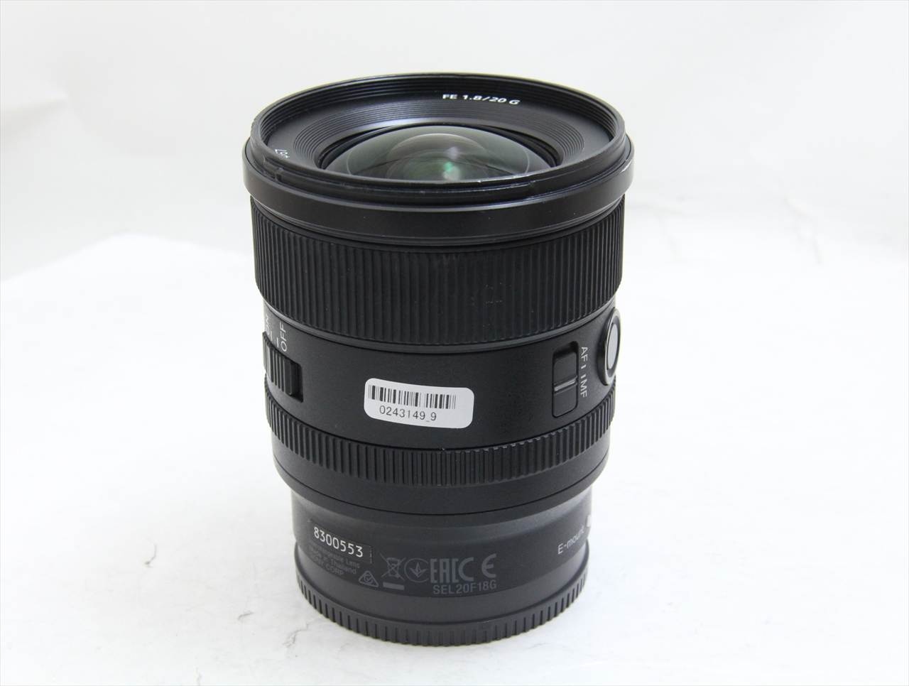 【中古】 ソニー(sony) FE 20mm F1.8 G SEL20F18G