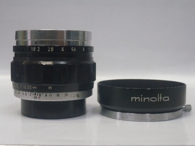 スーパーロッコール5cmF1.8 純正フード付