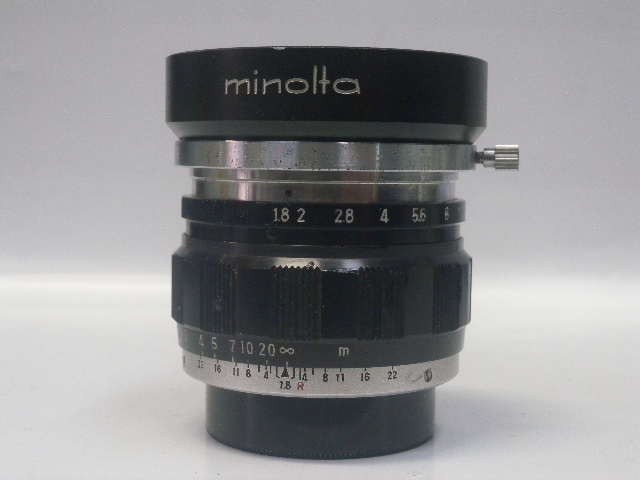 スーパーロッコール5cmF1.8 純正フード付