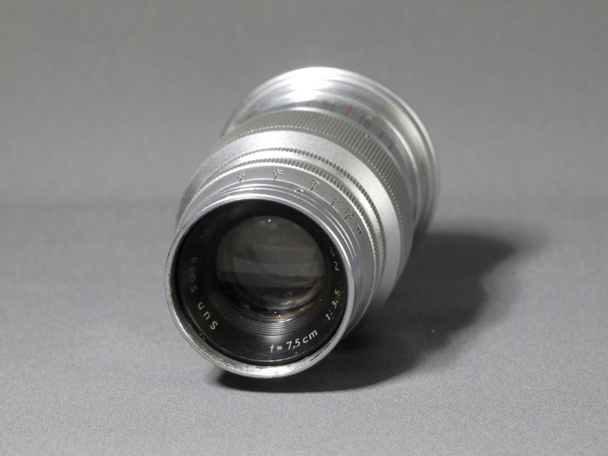 サンソーラ M-II 75mm F3.5 ライカスクリューマウント距離計連動
