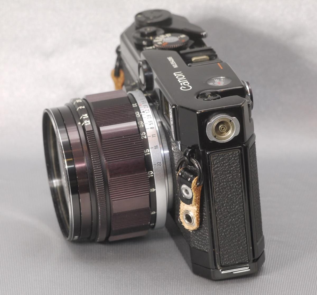 キャノン L1 ブラックペイント 50mm f 1.2 オールブラックレンズ付