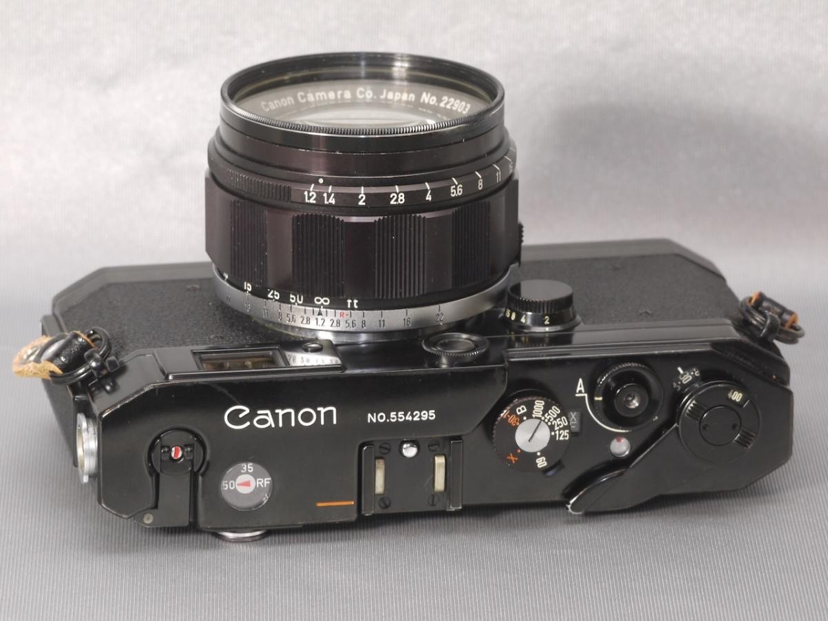 キャノン L1 ブラックペイント 50mm f 1.2 オールブラックレンズ付