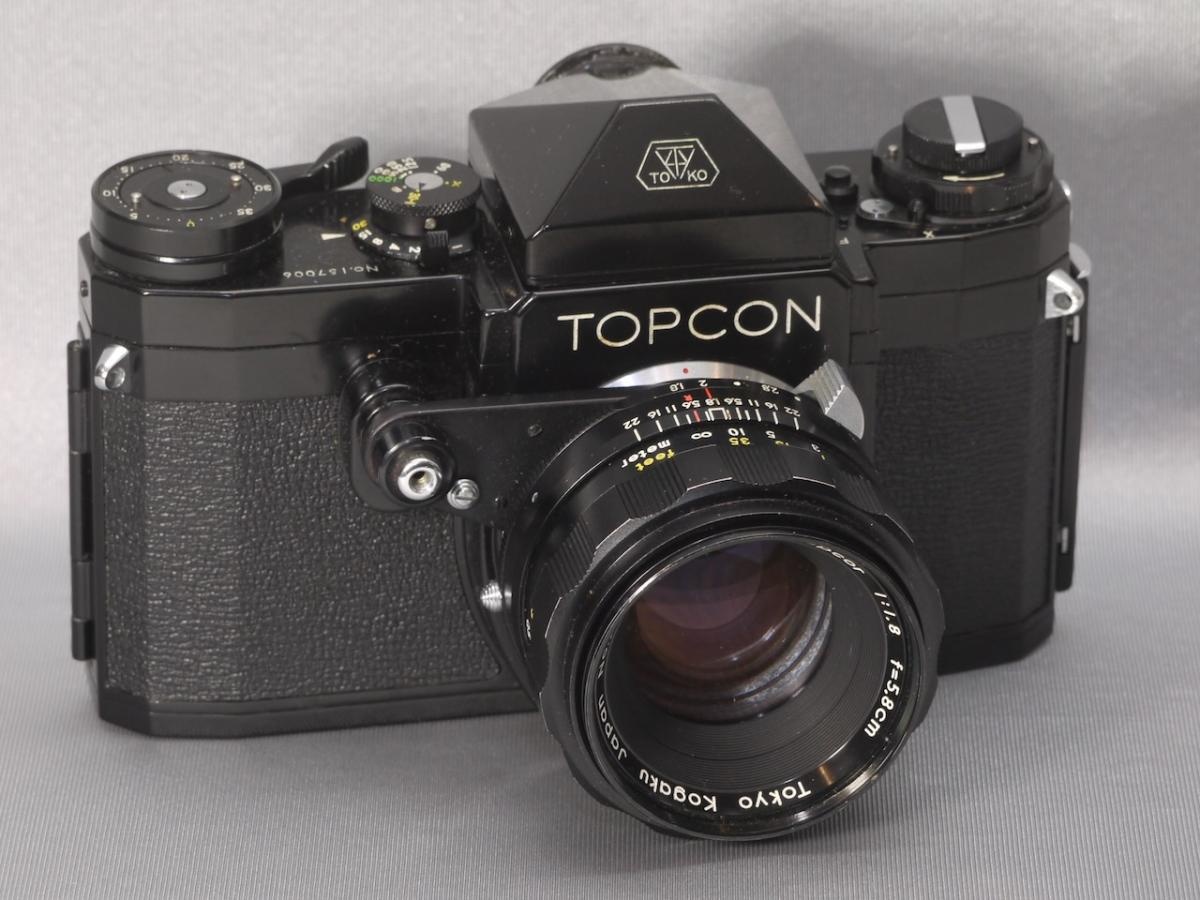 トプコンR トプコール 58mm f 1.8 オリジナルブラックペイント