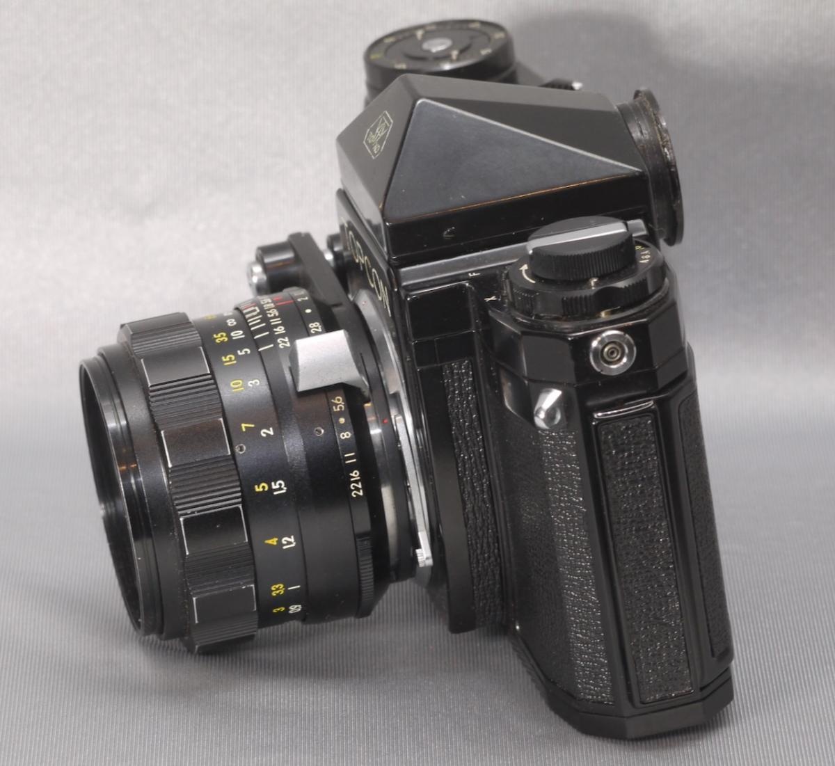 トプコンR トプコール 58mm f 1.8 オリジナルブラックペイント