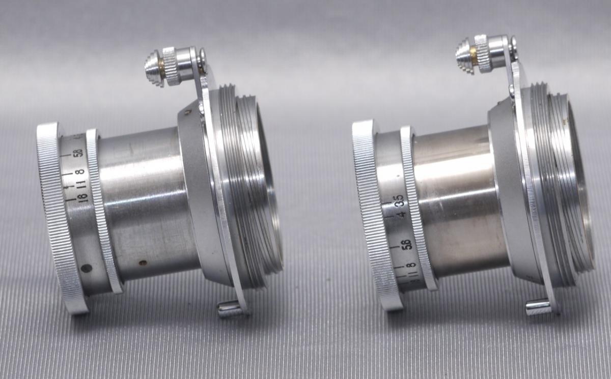 ニッカ 50mm f 3.5 (L) 連番 2本セット 距離計非連動