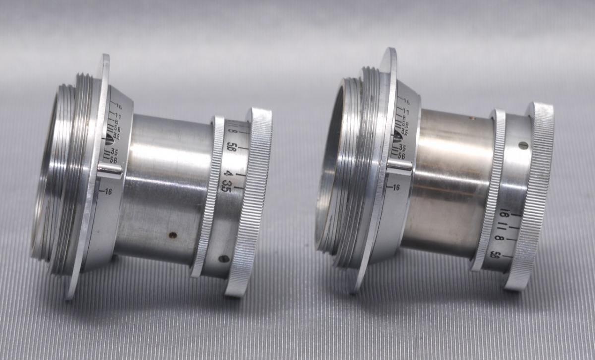 ニッカ 50mm f 3.5 (L) 連番 2本セット 距離計非連動