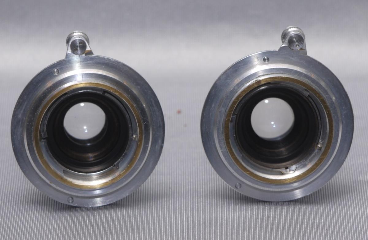 ニッカ 50mm f 3.5 (L) 連番 2本セット 距離計非連動