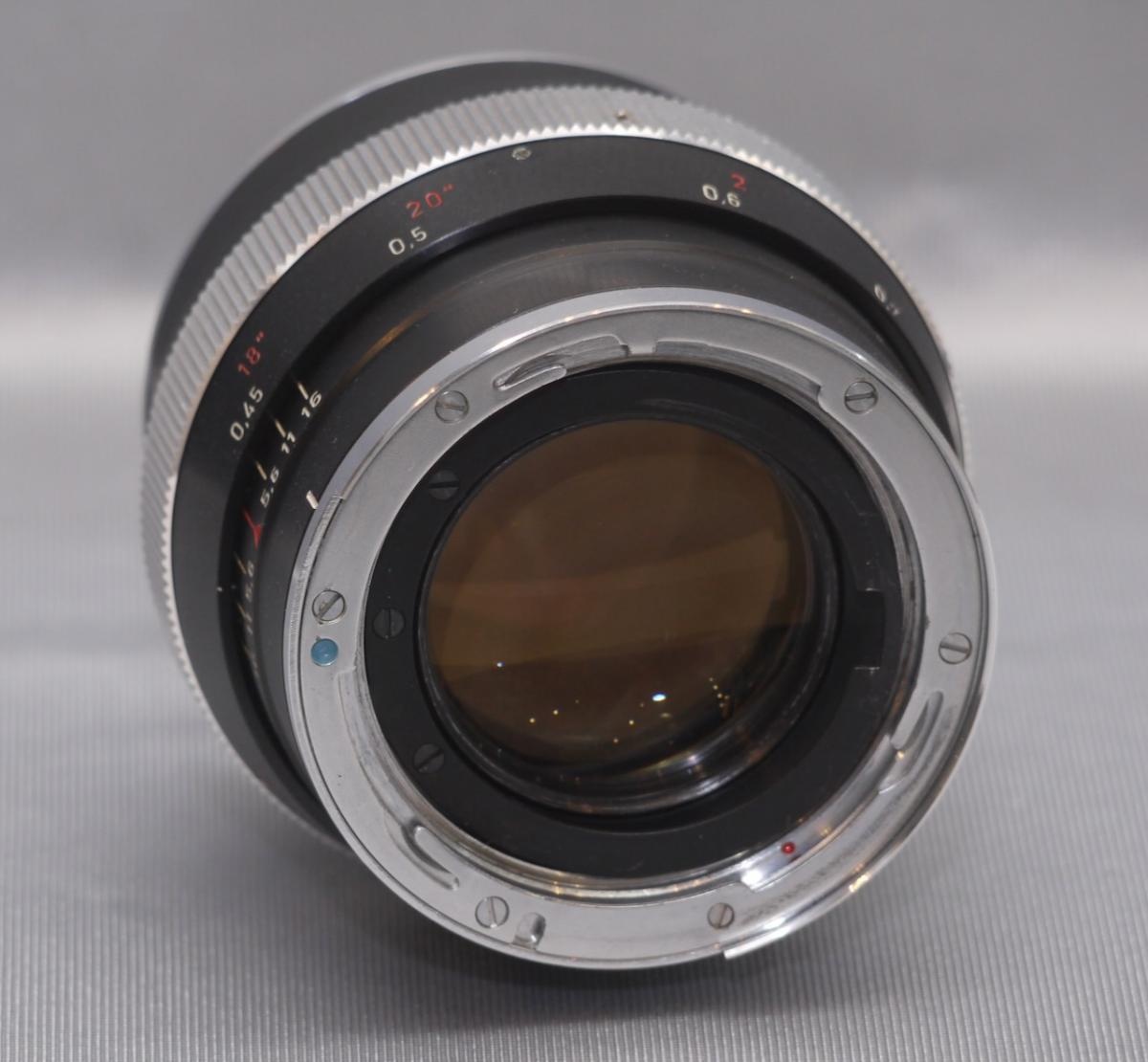 コンタレックス用 プラナー 55mm f 1.4 ブラック