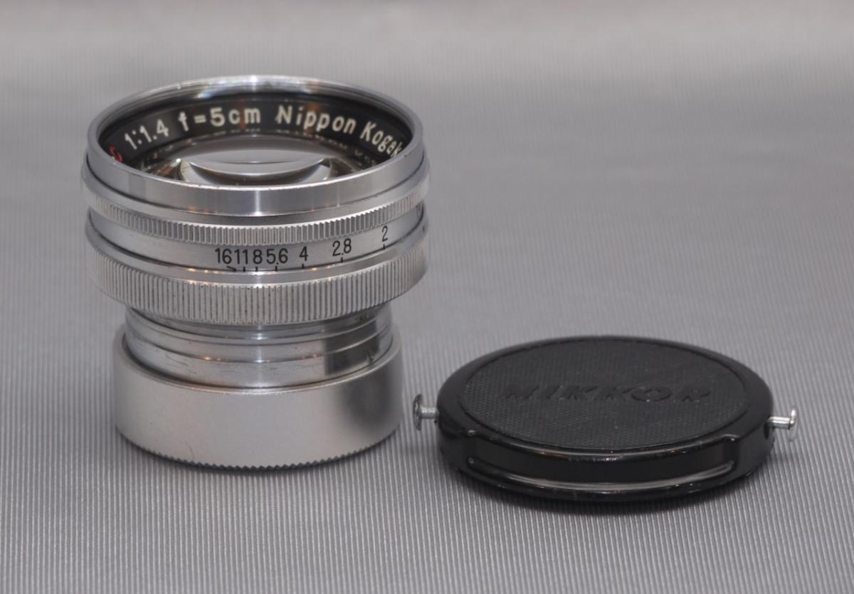 ニッコール 50mm f 1.4 (S) アルミ重複ナンバー コロン付